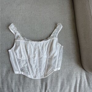 Victoria's Secret White Lace corset